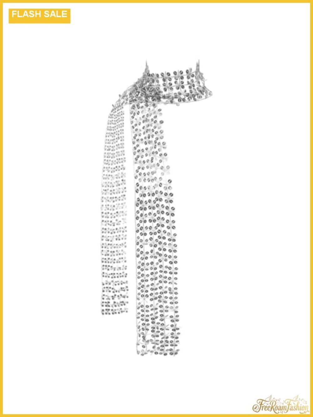 Sparkly Sequin Scarf Lightweight Glitter Neck Scarves Belt Skinny Thin Shawl